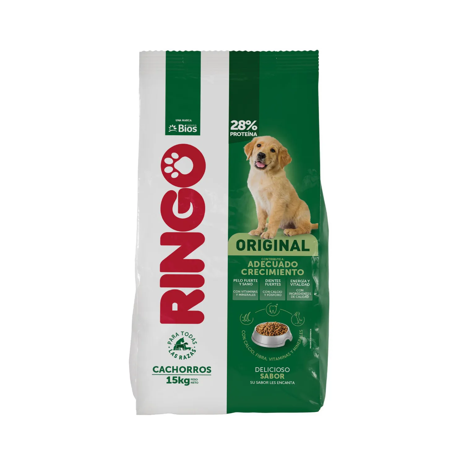 Comida Seca Para Perros Ringo Original 15kg