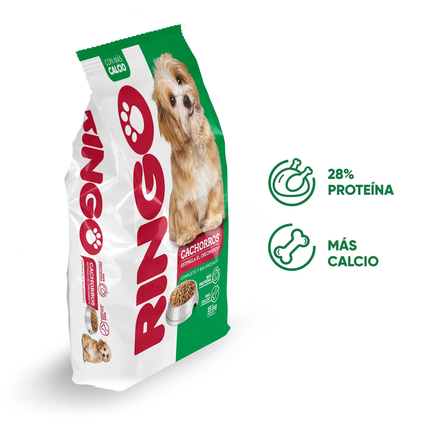 Comida Seca Para Perros Ringo Original 15kg 6
