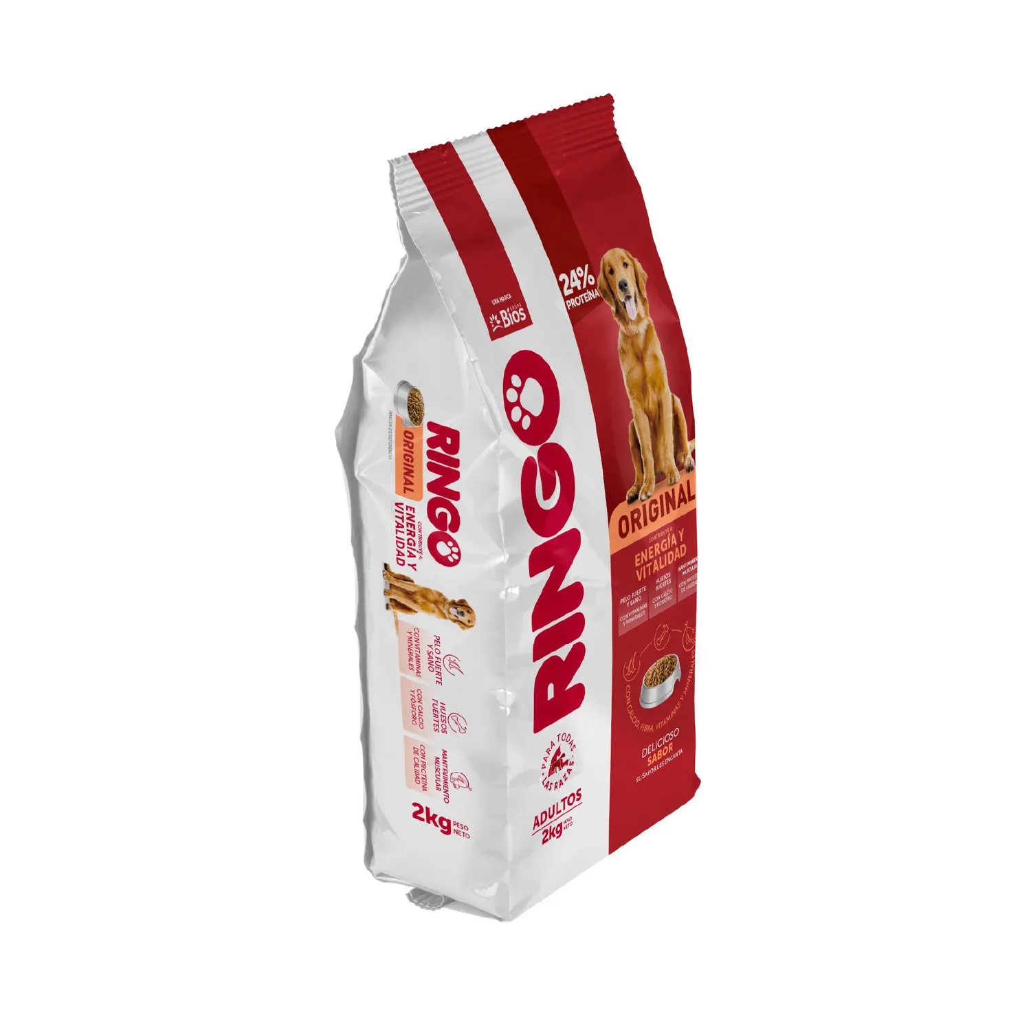 Comida Seca Para Perros Ringo Original Adulto 2 Kg 3