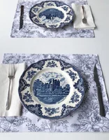 Set x2 Individuales 43x33cm Ramas Grises Claras