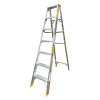 Escalera Certificada 2.10 m 7 P Tijera en Aluminio Tipo I 113 kg Fanes