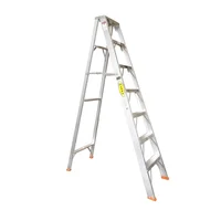 Escalera Certificada 2.10 m 7 P Tijera en Aluminio Tipo IA 136 kg Fanes