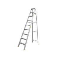 Escalera Certificada 2.70 m 8 P Tijera Aluminio Tipo I Resistencia 113 kg
