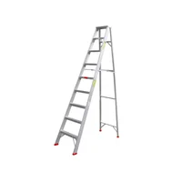 Escalera Certificada 2.70 m 9 P Tijera en Aluminio Tipo IAA 170 kg Fanes