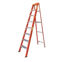 Escalera Certificada 2.40 m 8 P Tijera Dieléctrica Tipo IA 136 kg Fanes