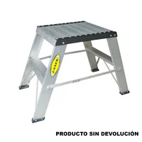 Escalera Certificada 0.60 m 2 P Petrolera Aluminio 136 kg Fanes