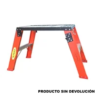 Escalera Certificada 0.60 m 2 P Banco Dieléctrica 136 kg Fanes