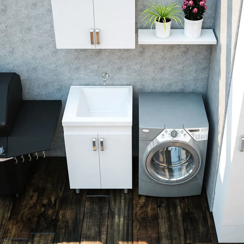 Lavadero Pro 60X60 Cm Brillante Blanco FIRPLAK