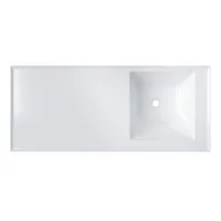 Lavadero Pro 140X60 Cm Derecho Brillante Blanco