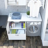 Rh Mueble Lvr/Barra Pro 140x60 Canto 2mm Blanco