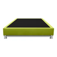 Base Cama Completa Doble 140X190Cm Ecocuero Verde