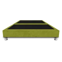 Base Cama Dividida Queen 160X190Cm Ecocuero Verde
