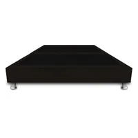 Base Cama Dividida Queen 160X190Cm Microfibra Café