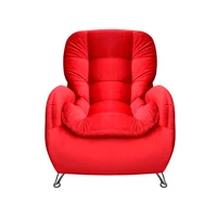 Sillón París Microfibra Rojo