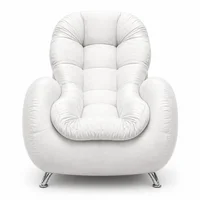 Sillón París Microfibra Blanco
