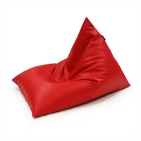 Puff silla edge en lona talla xl rojo