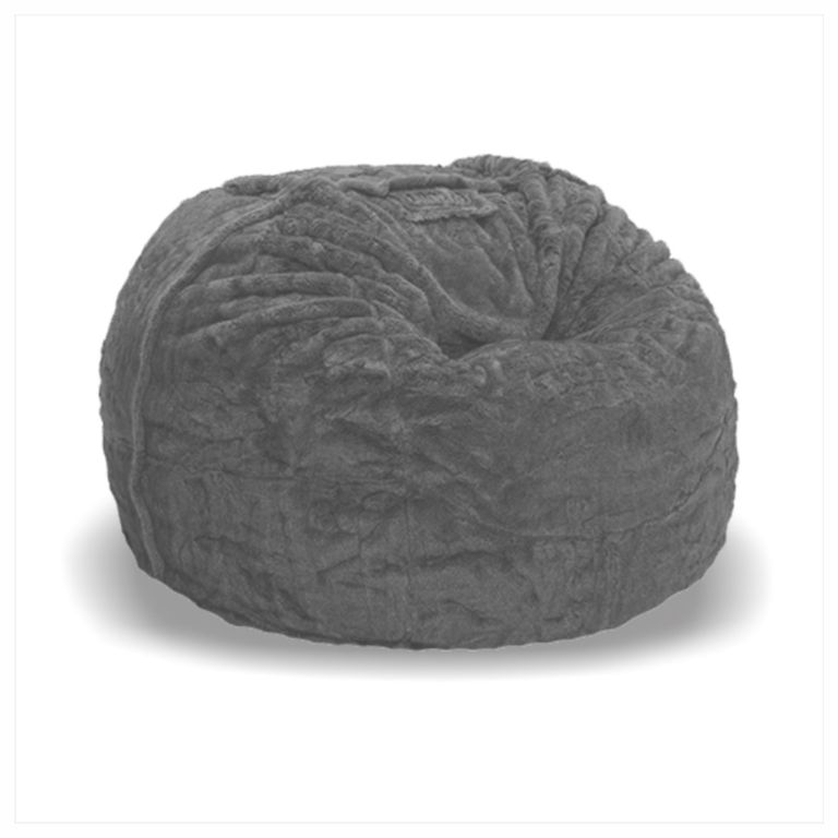 Sillón Puff Supreme Ultrasoft De 60X100X100Cm Gris ESTILO RELAX ...