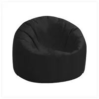 Puff bubble en lona talla l negro