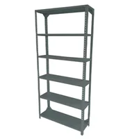 Estantería Corriente 200x92x40 cm Gris Cruz