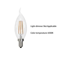 Vela Led Fila 360 Lúmenes 4w Luz Fría E12 Certificado