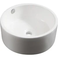 Lavamanos de Sobreponer Porcelana Bari Circular 41.5 cm Sensi Dacqua