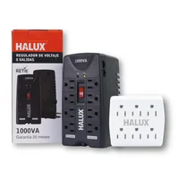 Kit Protector Voltaje Homepro (Regulador) + Multitoma Multipro 120Vac/15A (1800W) Powest