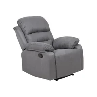 Silla Reclinable 1 Puesto Confort 83x95x98 cm Gris