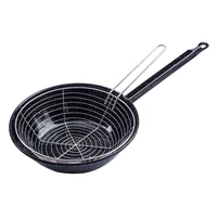 Sartén En Acero Esmaltado Para Paellera De 28 Cm Color Negro