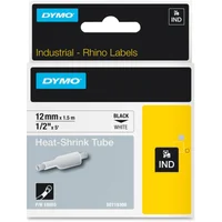 Cinta Termoencogible Negro/Blanco 12 mm 1.5M para Rotuladora Rh 4200/6000 Dymo