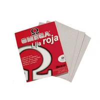 LIJA ROJA No 320 de 9pulg x11pulg OMEGA