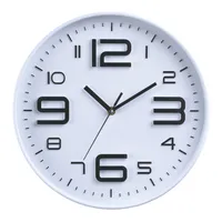 Reloj Pared Básico 20 Cm Blanco - Homecenter.com.co