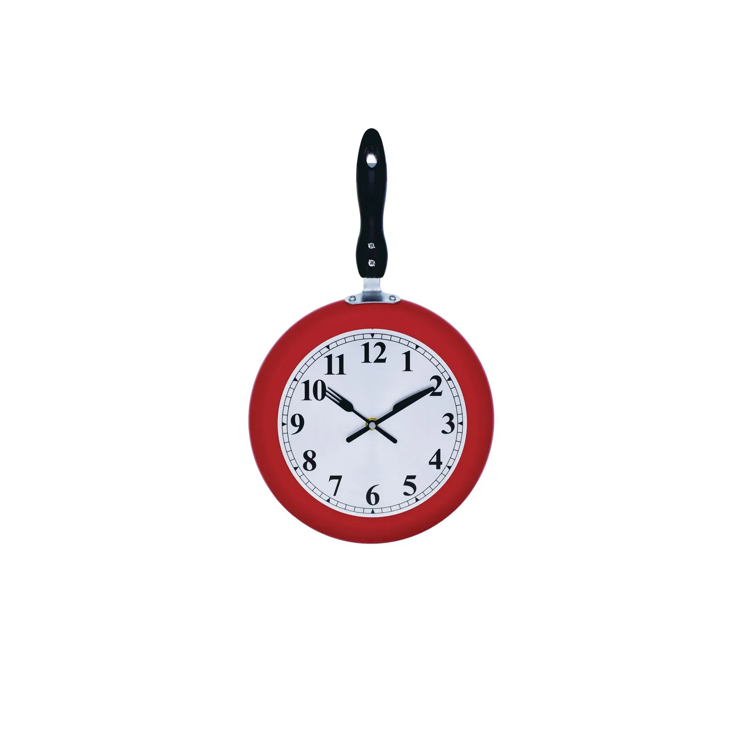 Reloj Cocina Sartén Rojo