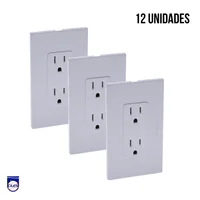 Toma Doble Integral Astral Bco Setx12