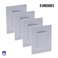 Interruptor Sencillo Conm Nova Blanco Set x 8