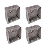 Caja Cuadrada 4X4 Plástica Retie Setx10