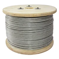Carrete Cable Acero Plastificado 1/8Pg 200M