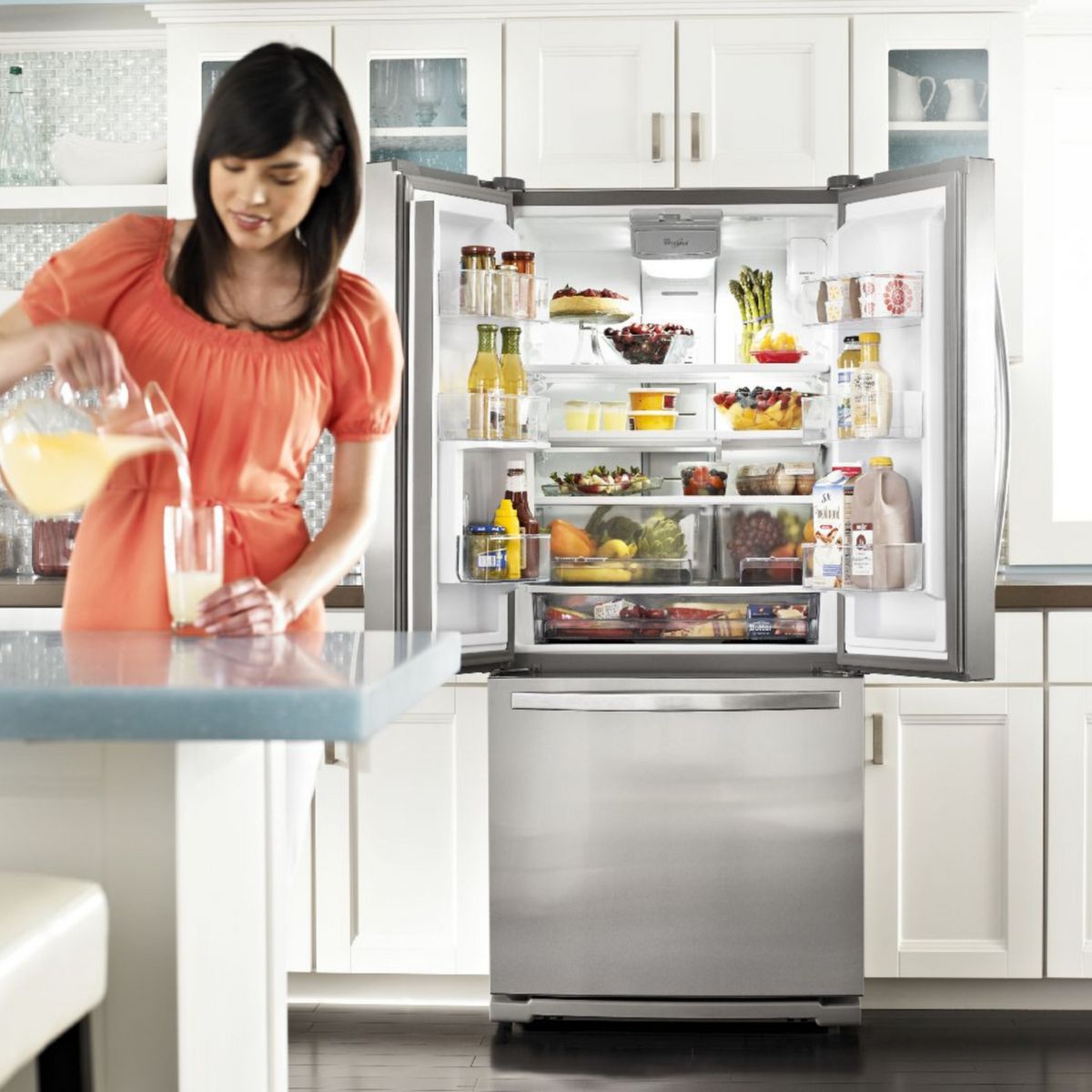 WHIRLPOOL - Nevecón French Door 583Lts Silver WRF560SEHZ