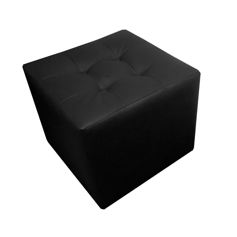 Puff Individual 40X40X40Cm Negro BANZAY | falabella.com