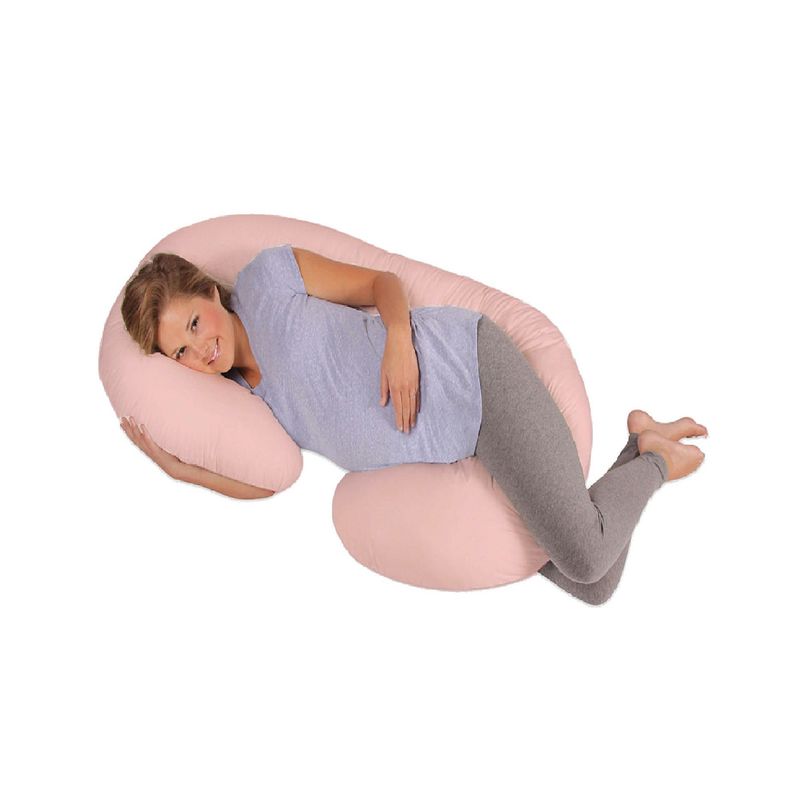 Almohada De Embarazo Y Lactancia Cuerpo Completo Color Rosado