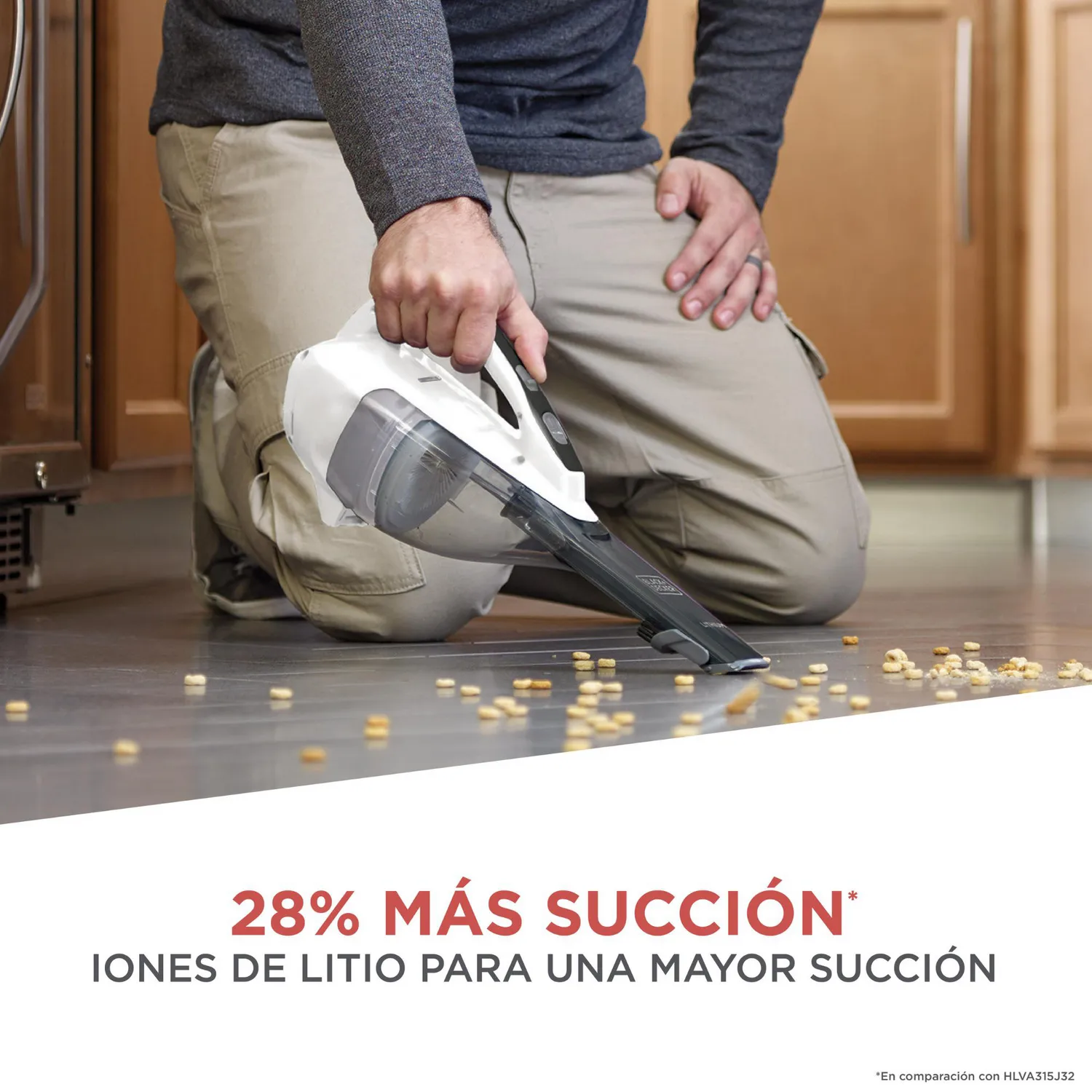 Aspiradora Inalambrica BLACK+DECKER con Iones de Litio, HLVA325J10-B3 4