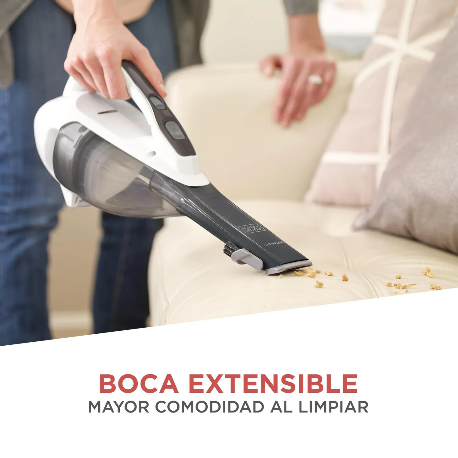 Aspiradora Inalambrica BLACK+DECKER con Iones de Litio, HLVA325J10-B3 6