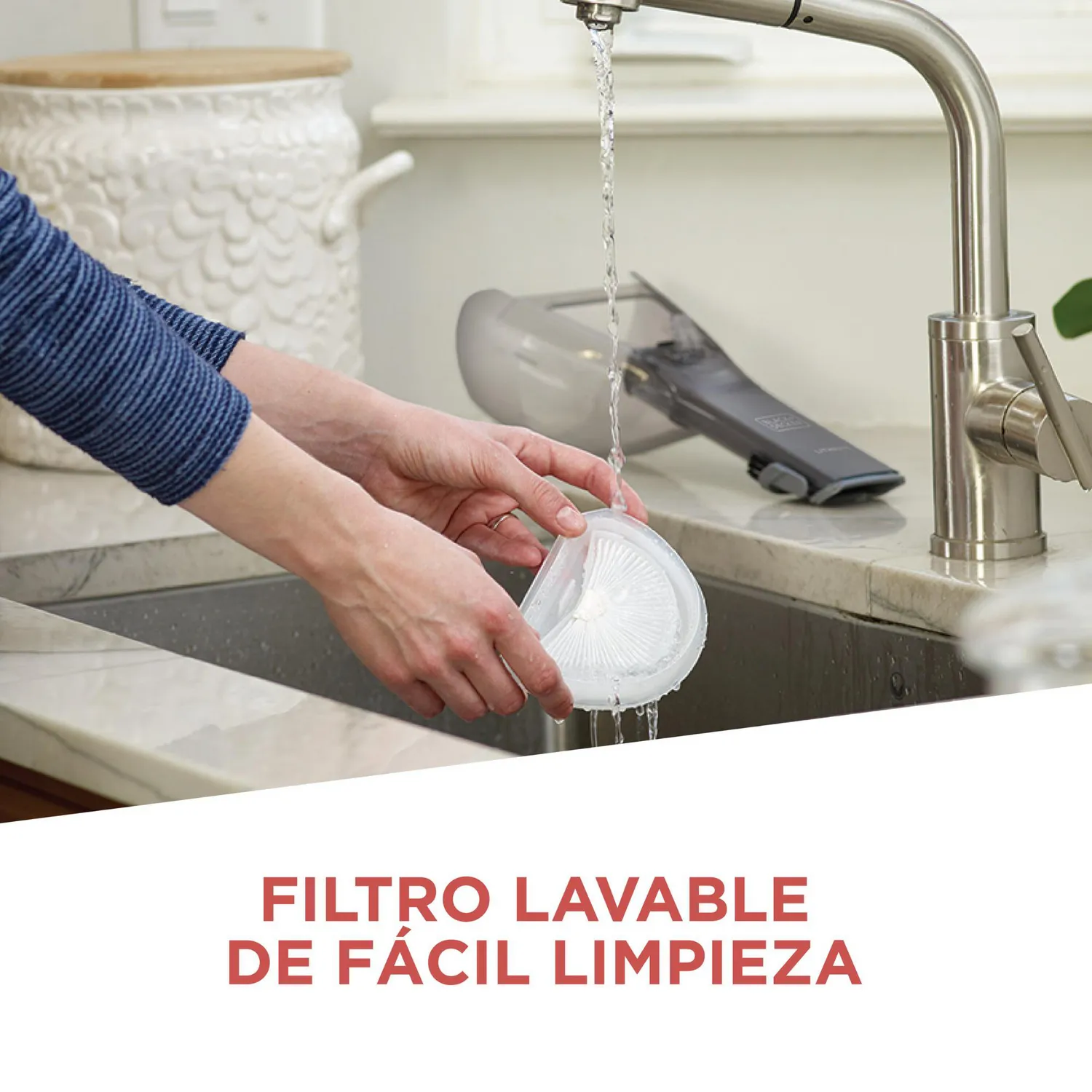 Aspiradora Inalambrica BLACK+DECKER con Iones de Litio, HLVA325J10-B3 10