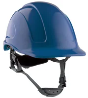 Steelpro Paquete X 4 Unidades Casco Mountain Abs Azul con Barbuquejo