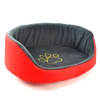 Cama Para Mascota Polar 61x55x21cm Grande  Rojo Interpet
