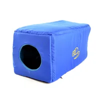 Cubo Térmico De Tela Para Gatos 25x25x50cm Interpet Azul