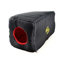 Cubo Térmico De Tela Para Gatos 25x25x50cm Interpet Negro