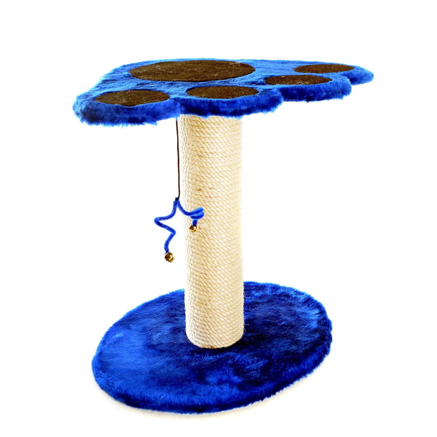Torre Rascador Para Gato + Cama 62X50X40Cm Azul  Interpet