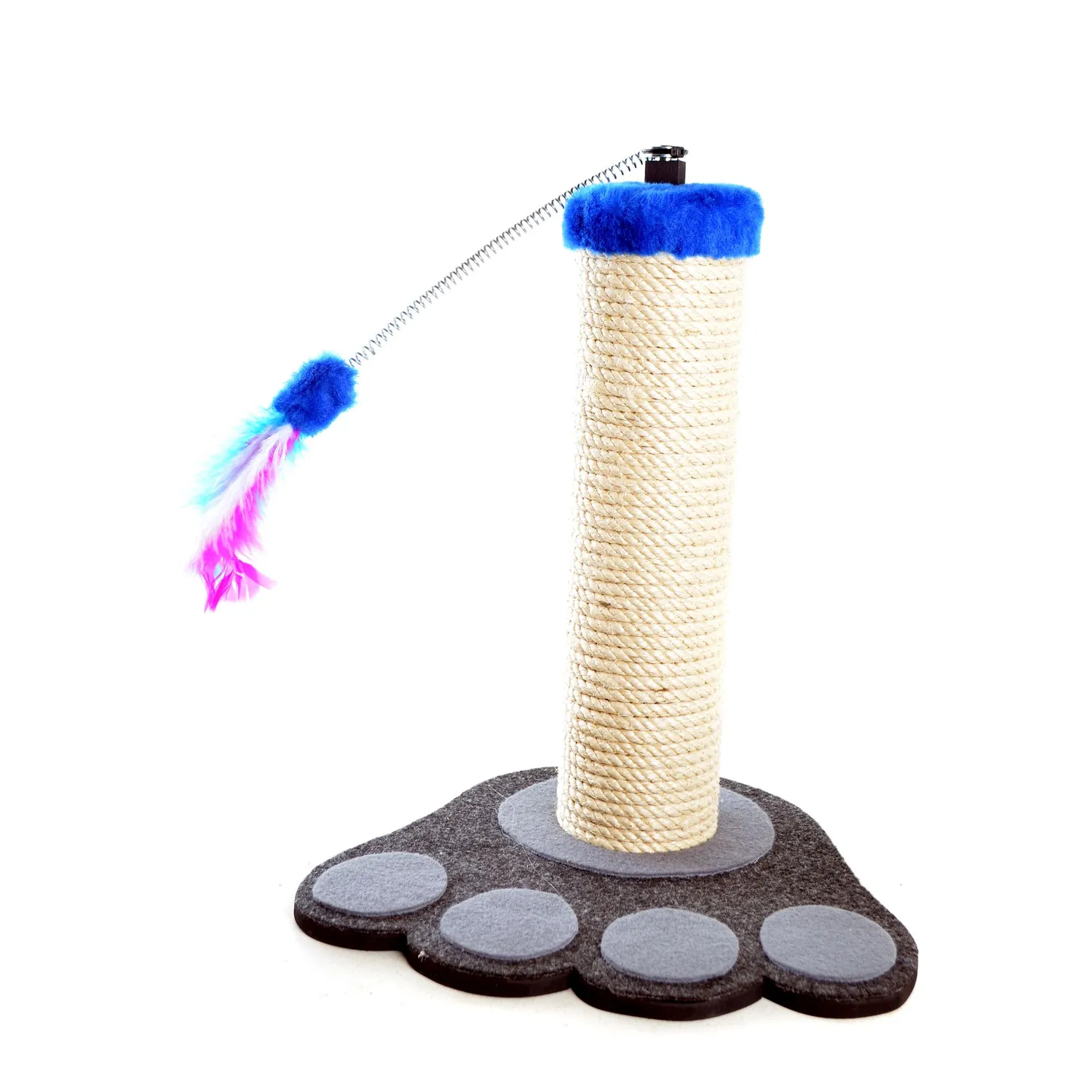 Rascador Para Gatos Recrea 36X35X40Cm Pequeño Azul