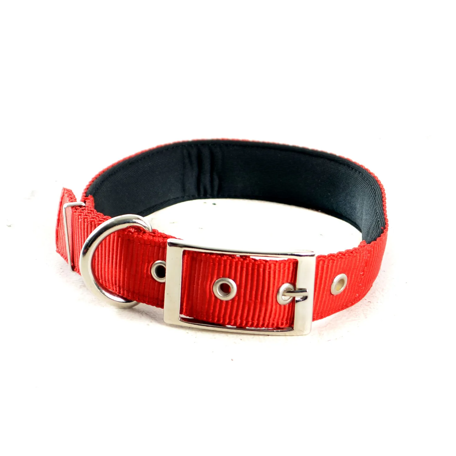 Collar Reata Para Perro Reforzado Pequeño Interpet Rojo