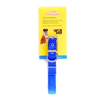 Collar Reata Para Perro Reforzado Pequeño Interpet Azul